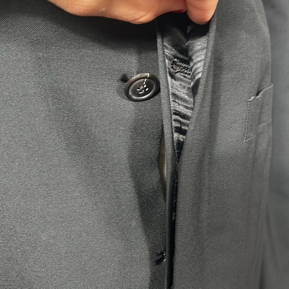 Issey Miyake Men’s Vintage Wool Cashmere Mix Mandarin Collar Blazer sz 4  US L - Picture 6 of 15